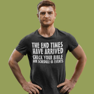 SLUTTIDER HAR HÄRRÖJT KRISTNA T-SHIRTS