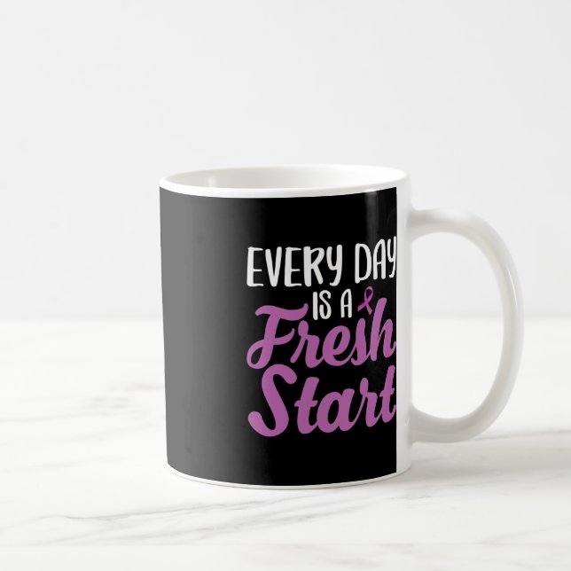 Sluttilläggen varje dag är en ny start kaffemugg (Höger)