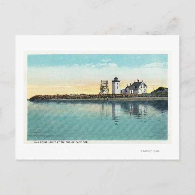 Sluttips för Cape Cod View of Long Point Vykort (Framsida)