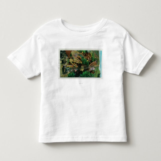 Sluttningen på Mt. LoweMt. Lowe CA T-shirt (Framsida)