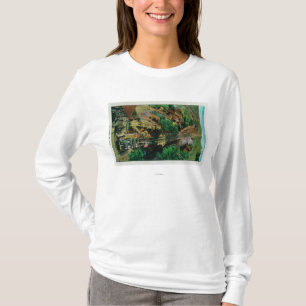 Sluttningen på Mt. LoweMt. Lowe CA T-shirt