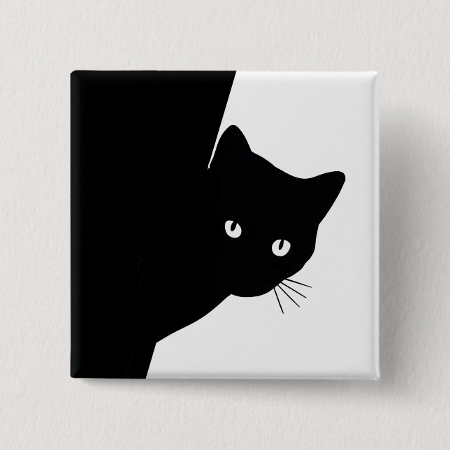 Sly Black Cat Knapp (Framsida)