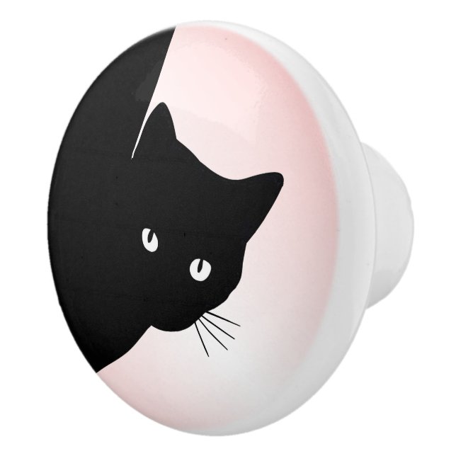 Sly Black Cat Pink Knopp (Höger)