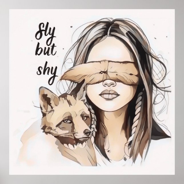 Sly but Shy Poster (Framsidan)