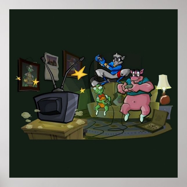 Sly Cooper Poster (Framsidan)