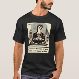 Sly Deals: Crafty Weasel Politikar T Shirt