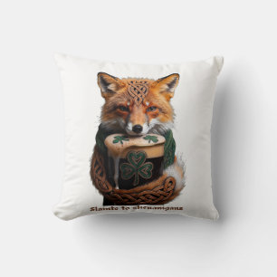 Sly Emerald Fox Toast T-Shirt  Kudde