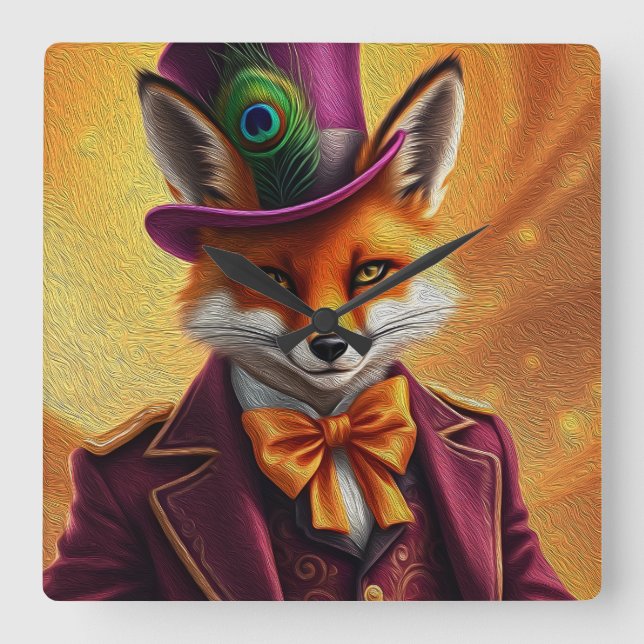 Sly Fox-diplomatet Fyrkantig Klocka (Framsida)