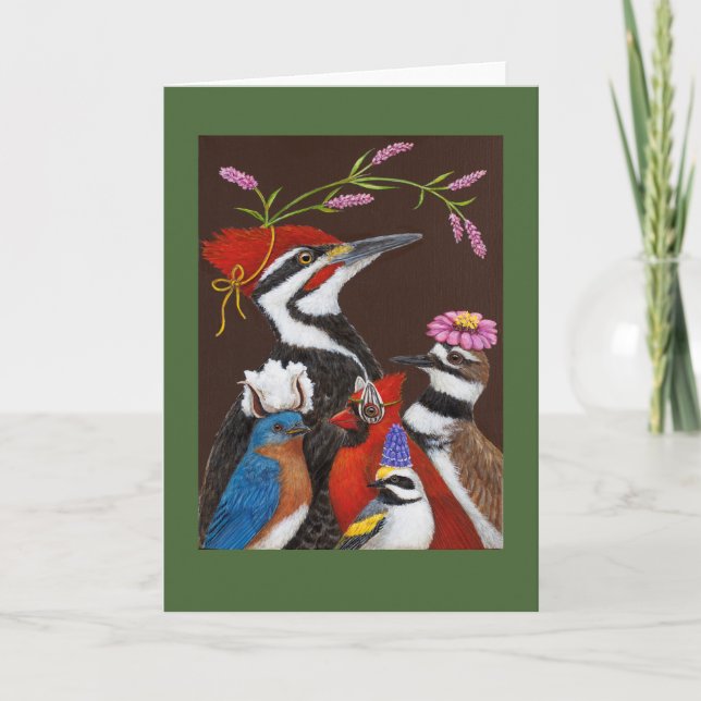 Sly glömde hans hatt-kort kort (Framsida)