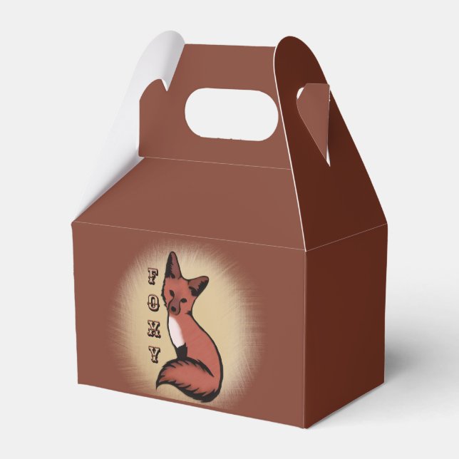 Sly Red Foxy Fox Presentaskar (Framsidan Sidan)