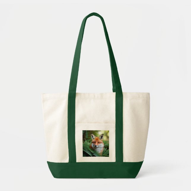 Sly the Orange Fox, Impulse Tote Bag Tygkasse (Framsidan)