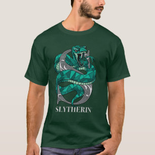 Slytherin™-emblem med korsstreck t shirt