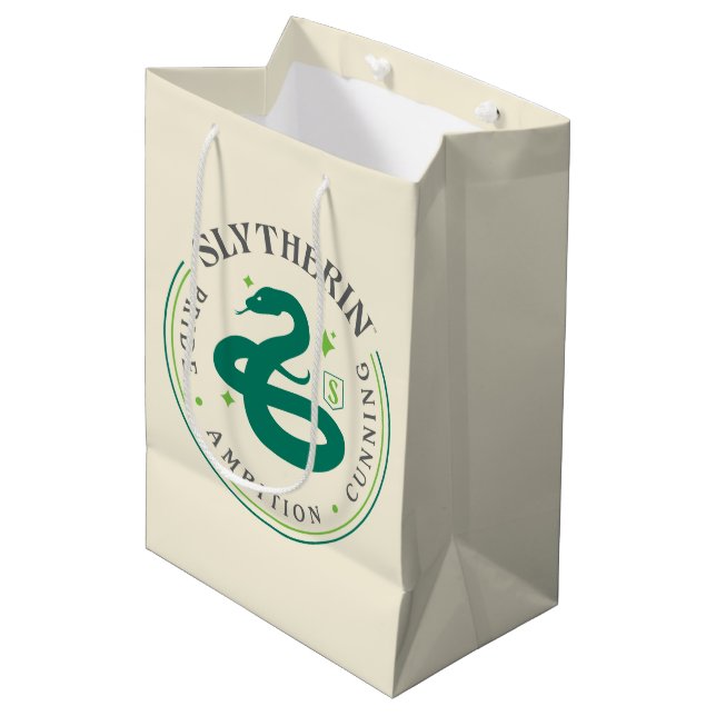 SLYTHERIN™ Grön Orm Hus Stolt Badge (Framsidan Vinklad)