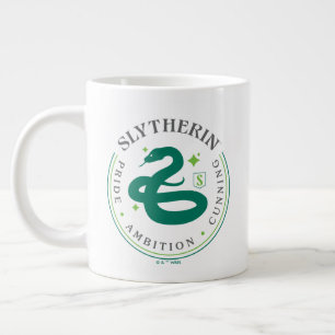 SLYTHERIN™ Grön Orm Hus Stolt Badge Jumbo Mugg