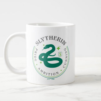 SLYTHERIN™ Grön Orm Hus Stolt Badge Jumbo Mugg