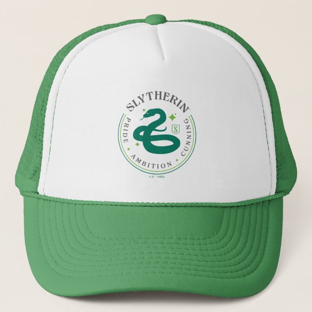 SLYTHERIN™ Grön Orm Hus Stolt Badge Keps (Framsida)