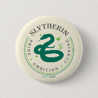 SLYTHERIN™ Grön orm Hus Stolt Badge