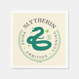 SLYTHERIN™ Grön Orm Hus Stolt Badge Pappersservett