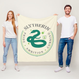 SLYTHERIN™ Grön Orm Hus Stolt Emblem Fleecefilt