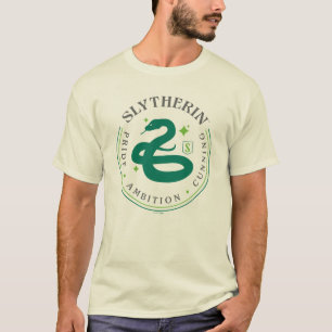 SLYTHERIN™ Grön Orm Hus Stolt Märke T Shirt