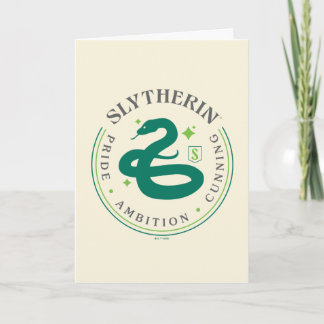 SLYTHERIN™ Grönt Snake House Pride Badge Kort