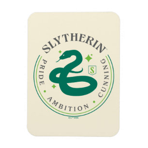 SLYTHERIN™ Grönt Snake House Pride Badge Magnet