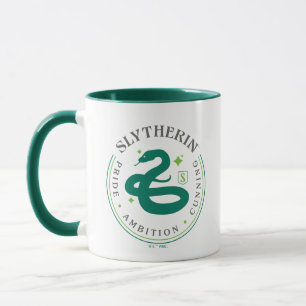SLYTHERIN™ Grönt Snake House Pride Badge Mugg