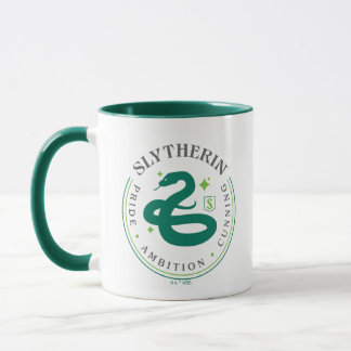 SLYTHERIN™ Grönt Snake House Pride Badge Mugg
