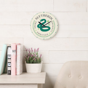 SLYTHERIN™ Grönt Snake House Pride Badge Stor Klocka