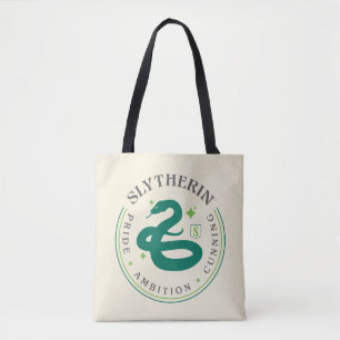 SLYTHERIN™ Grönt Snake House Pride Badge Tygkasse
