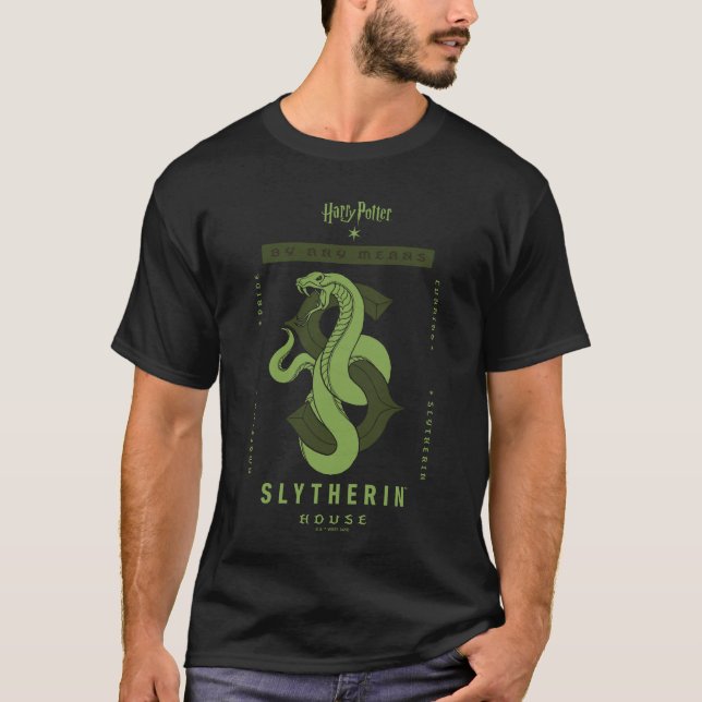 SLYTHERIN™ House by any Elaks T Shirt (Framsida)