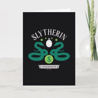 SLYTHERIN™ House Dubbla Snake Locket Graphic Kort