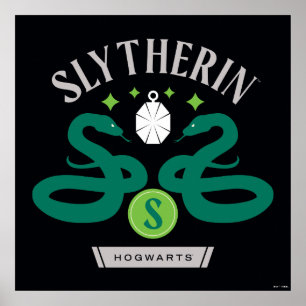 SLYTHERIN™ Hus Dubbel Orm Hänge Grafik Poster