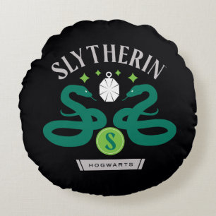 SLYTHERIN™ Hus Dubbel Ormhänge Design Rund Kudde