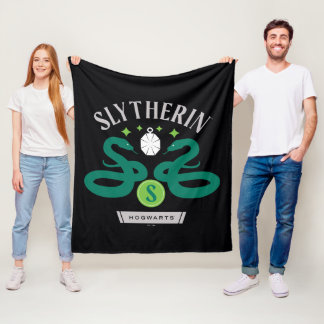 SLYTHERIN™ Hus Dubbel Ormhänge Grafik Fleecefilt