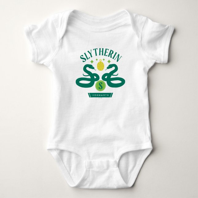 SLYTHERIN™ Hus-Dubbel Ormhänge-Grafik T Shirt (Framsida)