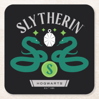 SLYTHERIN™ Hus Dubbel Ormhänge Grafik Underlägg Papper Kvadrat