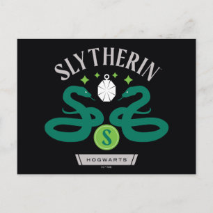 SLYTHERIN™ Hus Dubbel Ormhänge Grafik Vykort