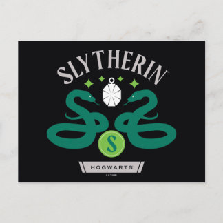 SLYTHERIN™ Hus Dubbel Ormhänge Grafik Vykort
