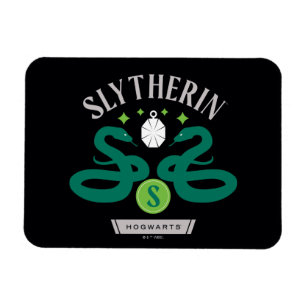 SLYTHERIN™ Hus Två Ormar Grafik Magnet