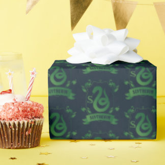 Slytherin-husets utsmyckade vapensköld presentpapper