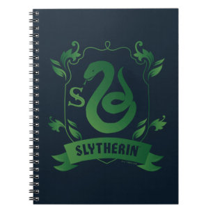 Slytherin™-husrankningens utsmyckade vapensköld anteckningsbok