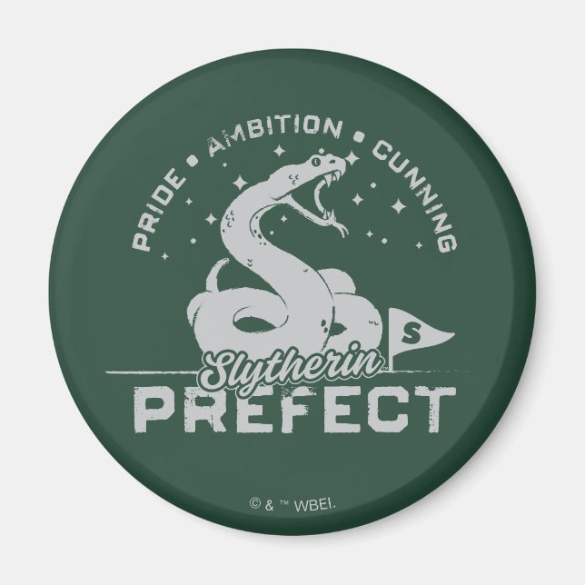 Slytherin™ Prefektmärke Magnet (Framsidan)