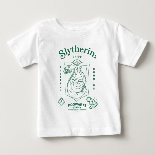SLYTHERIN™ Pride Ambition Cunning Crest T Shirt (Framsida)