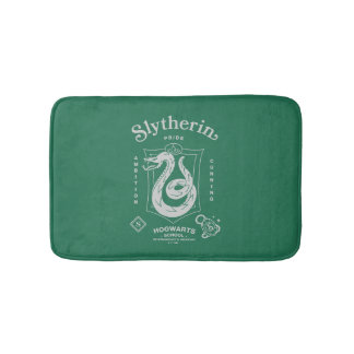 Slytherin™ Stolthet Ambition Listighet Vapenmärke Badrumsmatta