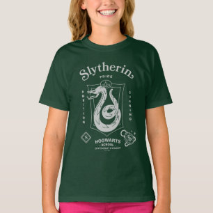 SLYTHERIN™ Stolthet Ambition Slughet Vapenmärke T Shirt