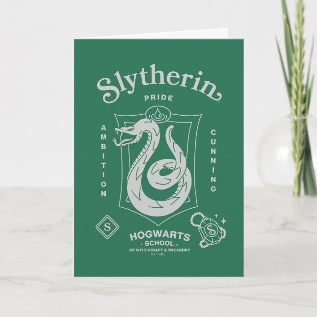 Slytherin™ Stolthet Ambition Slugighet Vapen Kort (Framsida)