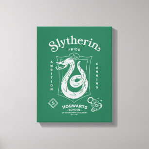 SLYTHERIN™ Stolthet Ambition Slugighet Vapenmärke Canvastryck