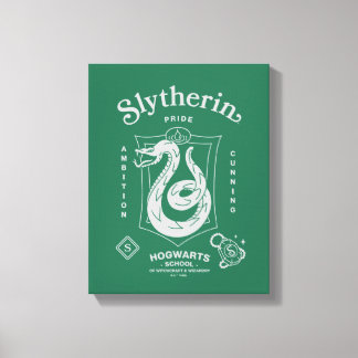 SLYTHERIN™ Stolthet Ambition Slugighet Vapenmärke Canvastryck