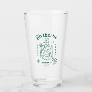 SLYTHERIN™ Stolthet Ambition Slugighet Vapenmärke Glaskopp
